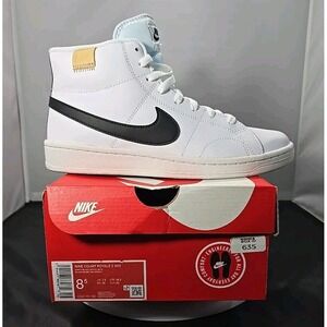 Nike Court Royale 2 Mid Sneakers Shoes CQ9179-100 MEN'S SIZE 8.5 'White Onyx'